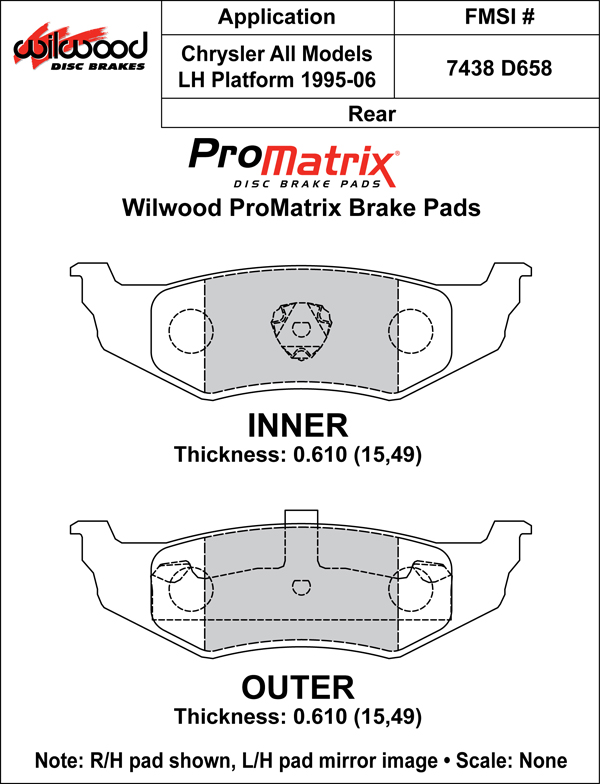 Pad Set, BP-10, D658