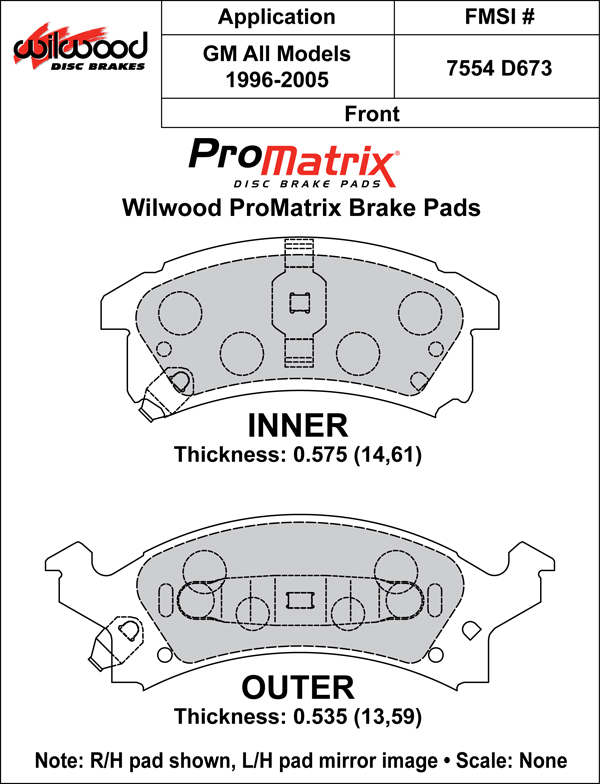 Pad Set, Promatrix, D673