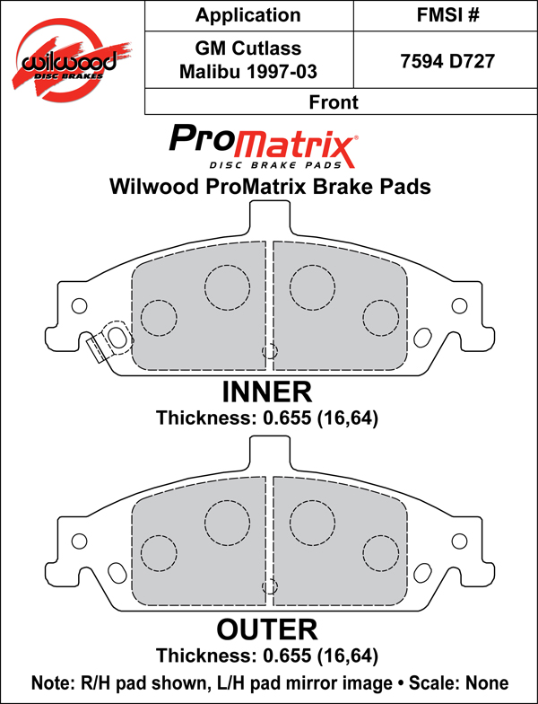 Pad Set, Promatrix, D727