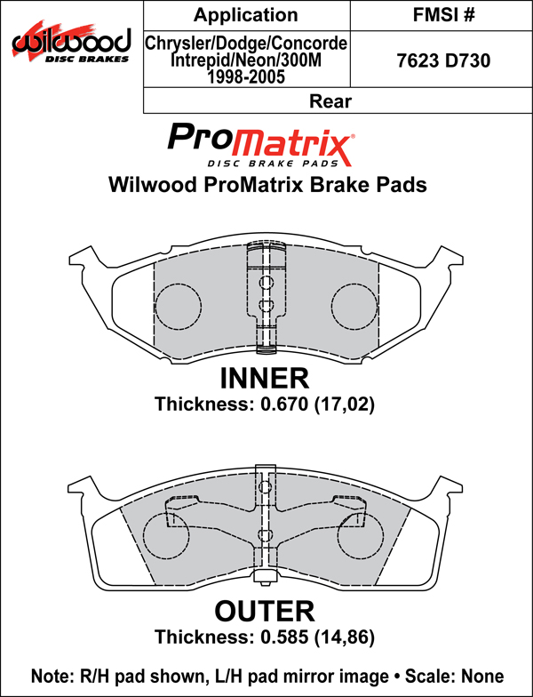 Pad Set, Promatrix, D730