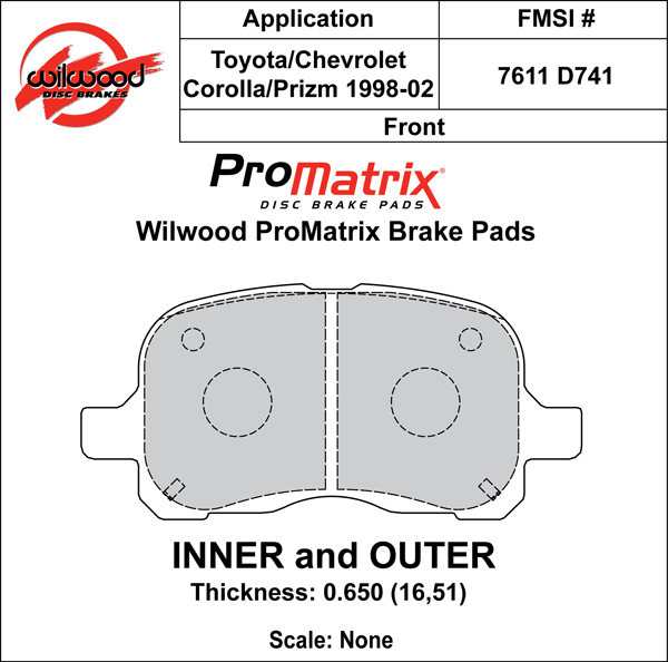 Pad Set, Promatrix, D741