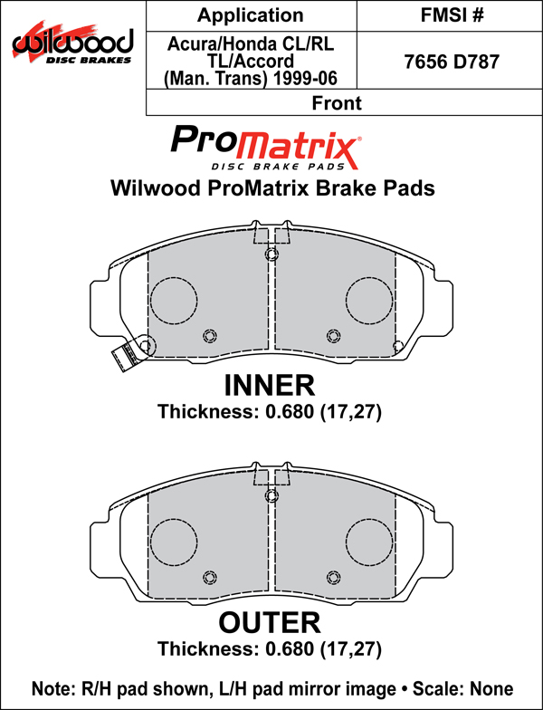 Pad Set, Promatrix, D787