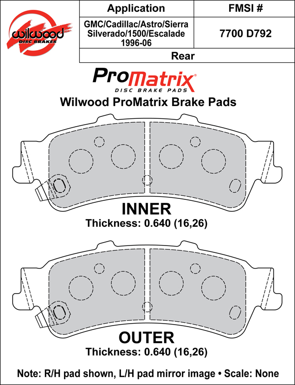 Pad Set, Promatrix, D792