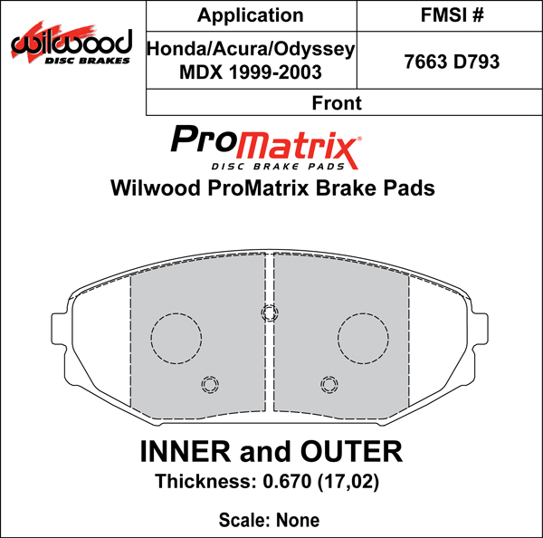 Pad Set, Promatrix, D793