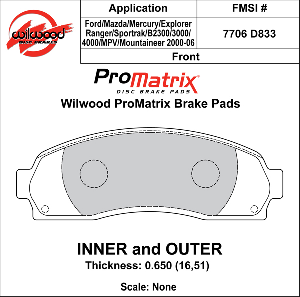 Pad Set, Promatrix, D833