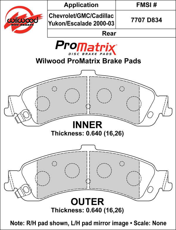 Pad Set, Promatrix, D834