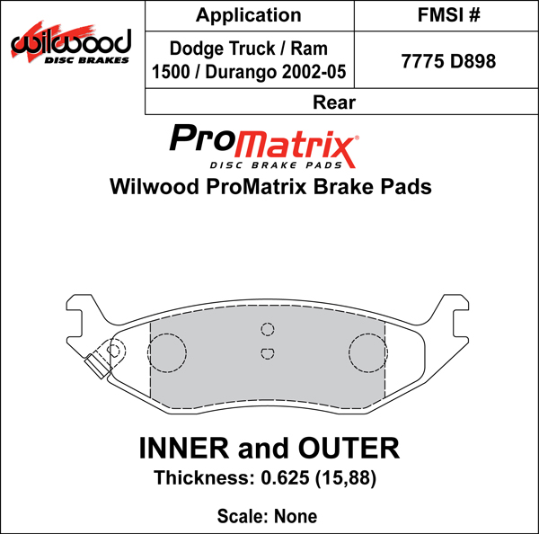 Pad Set, Promatrix, D898