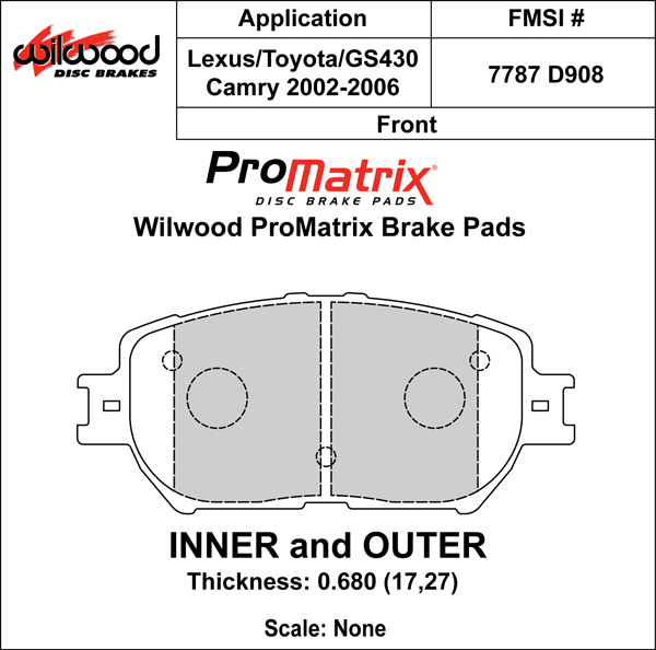 Pad Set, Promatrix, D908