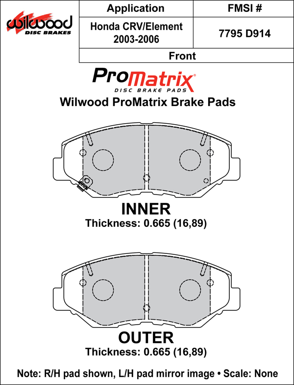 Pad Set, Promatrix, D914
