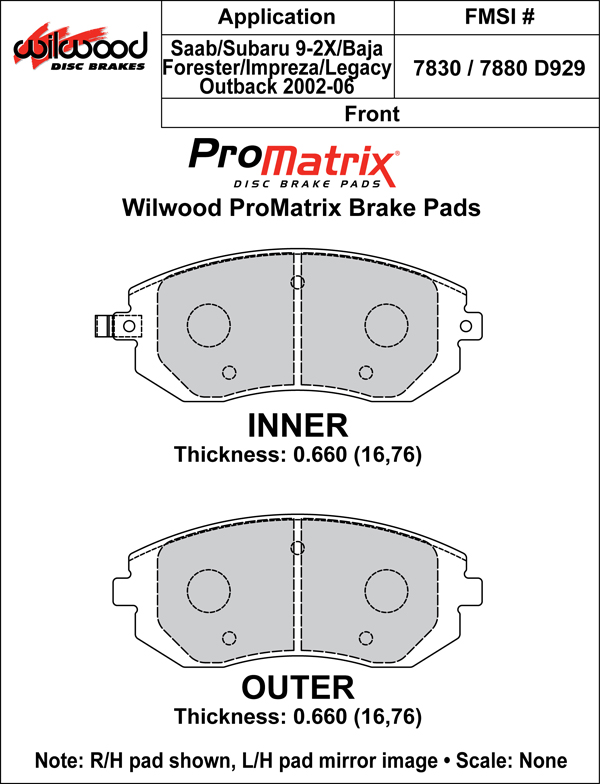 Pad Set, Promatrix, D929
