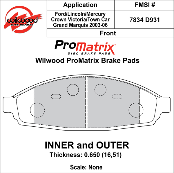 Pad Set, Promatrix, D931