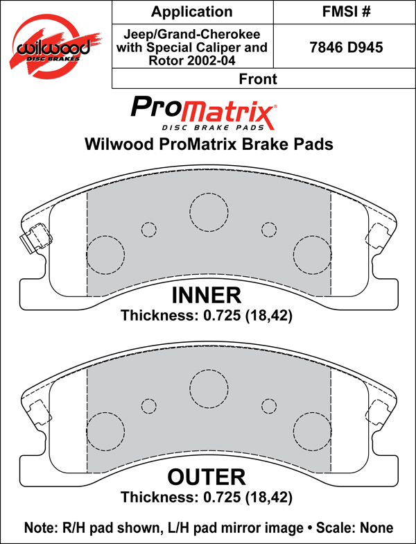 Pad Set, Promatrix, D945