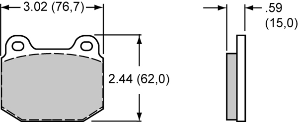 Pad Set, BP-10, D961
