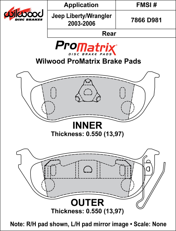 Pad Set, Promatrix, D981
